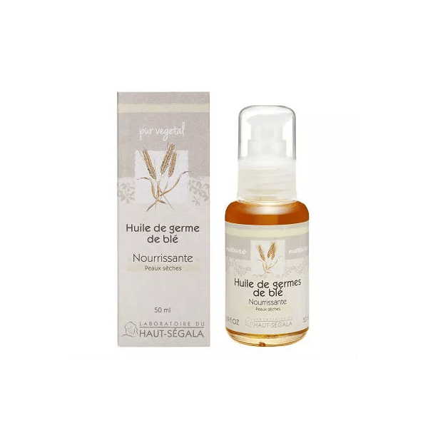 Haut-Ségala Les Huiles Végétales Brute de germes de blé (50 ml)