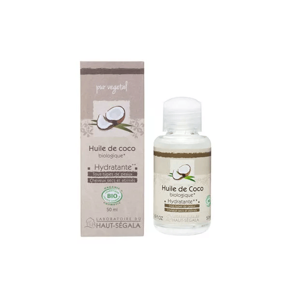 Haut-Ségala Les Huiles Végétales de Coco Biologique 50 ml