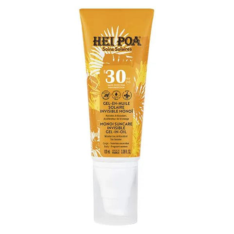 Hei Poa Gel-en-huile Invisible Solaire SPF30 100ml