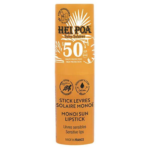 Hei Poa Stick lèvres solaire Monoï SPF50 (4 g)