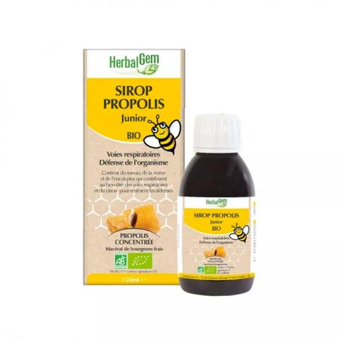 Herbalgem Organic Junior Propolis Syrup 150ml