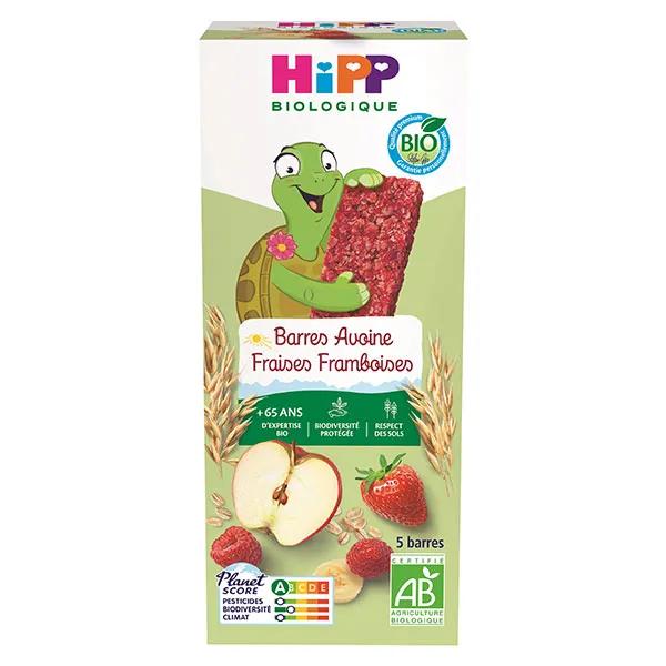 Hipp Barres avoine fraises framboises (5 x 20 g)