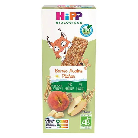 Hipp Barres Avoine Pêches 5x20g