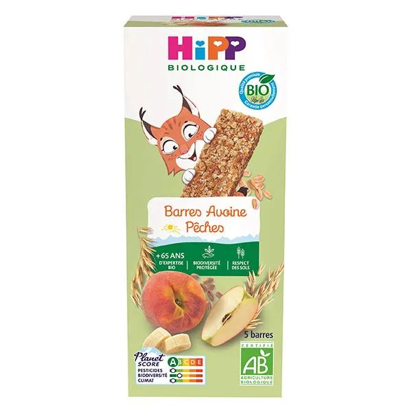 Hipp Barres Avoine Pêches (5 x 20 g)