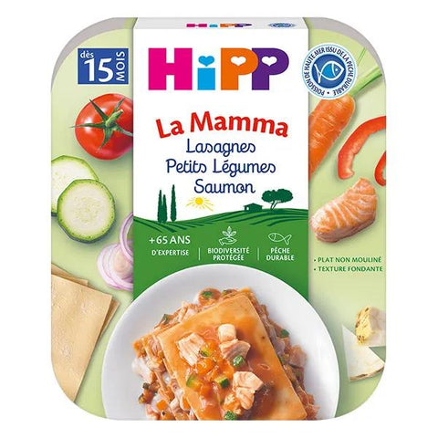 Hipp Lasagnes Petits Légumes Saumon dès 15 mois 250g