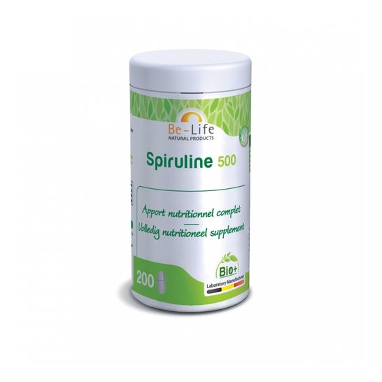 Be-Life Spiruline 500 Bio 200 comprimés