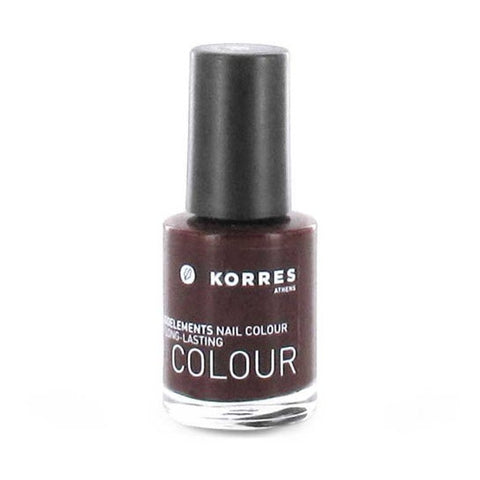 KORRES No No Nail Polish Burgundy Red (11 ml)