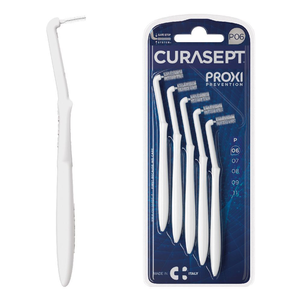 Curasept Proxi angle P06 blanc (5 pièces)