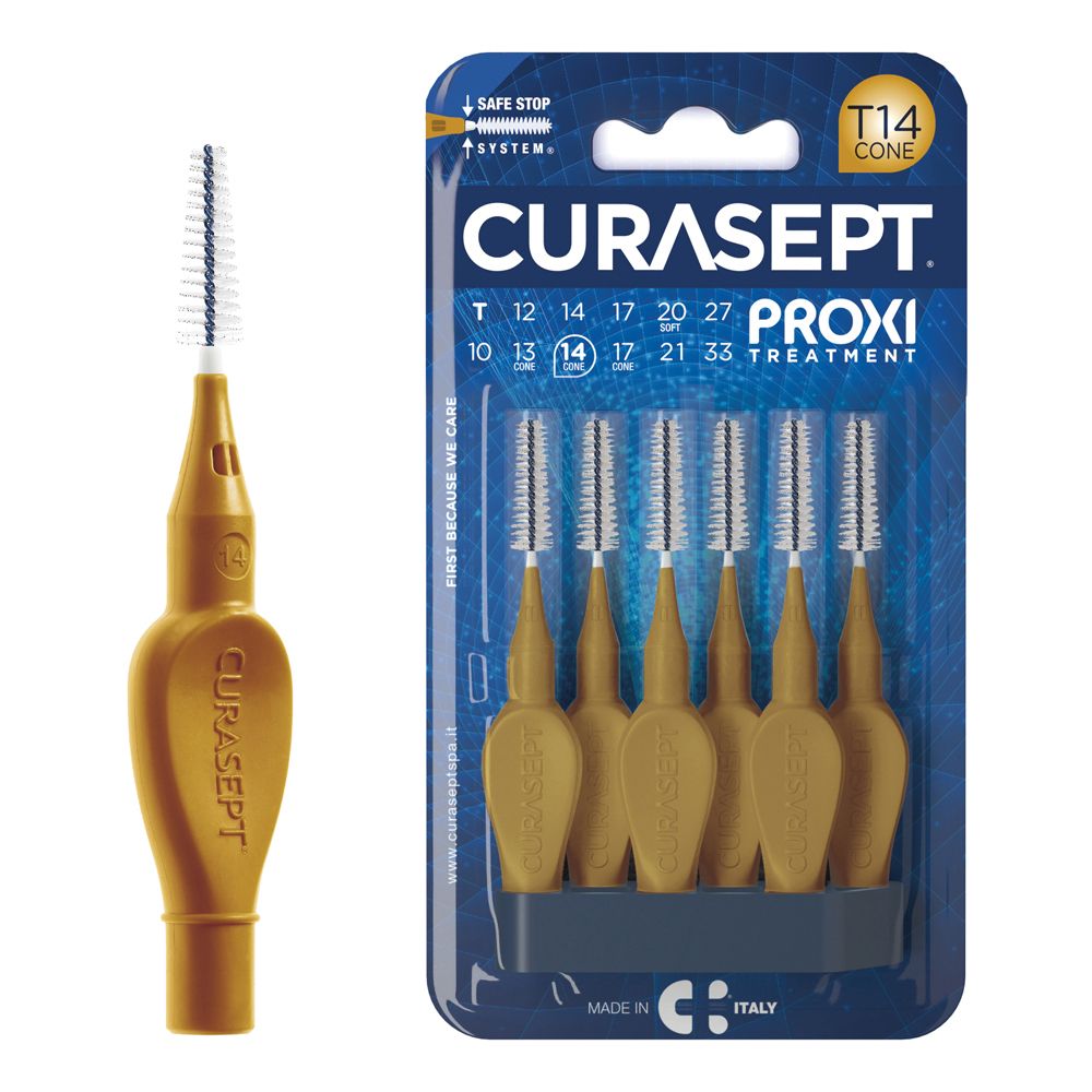 Curasept Proxi T14 ocre/or foncé (6 pièces)