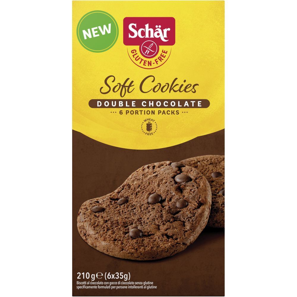Schär Soft Cookies Double Chocolate sans gluten