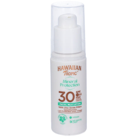 Hawaiian Tropic Lait protecteur minéral visage SPF30 (50 ml)