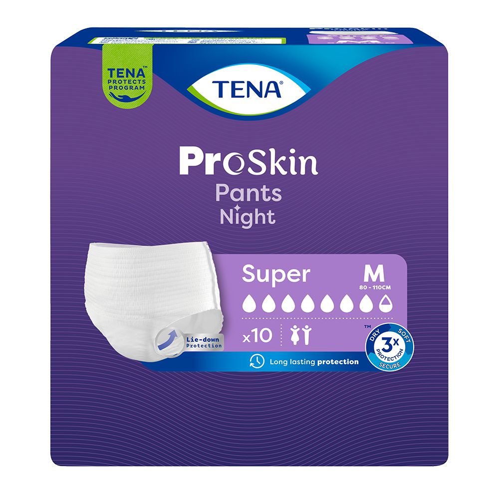 TENA ProSkin Pants Night Super M (10 pièces)
