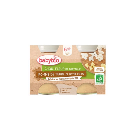 Babybio Chou-fleur/Pdt 2 x 130 g