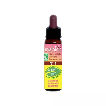 Inebios Fleur de Bach n°1 Agrimony - Aigremoine Bio 10ml