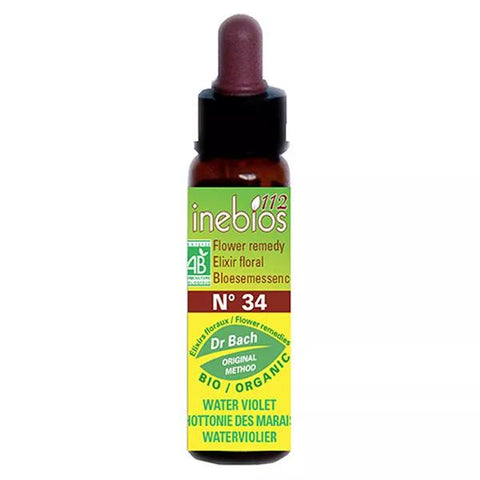 Inebios Fleur de Bach n°34 Water Violet - Hottonie des Marais Bio 10ml