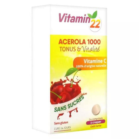 Ineldea Vitamin'22 Acerola 1000 24 chewable tablets