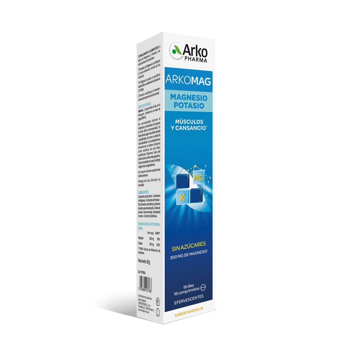 Arkovital magnésium+potassium 18 comprimés