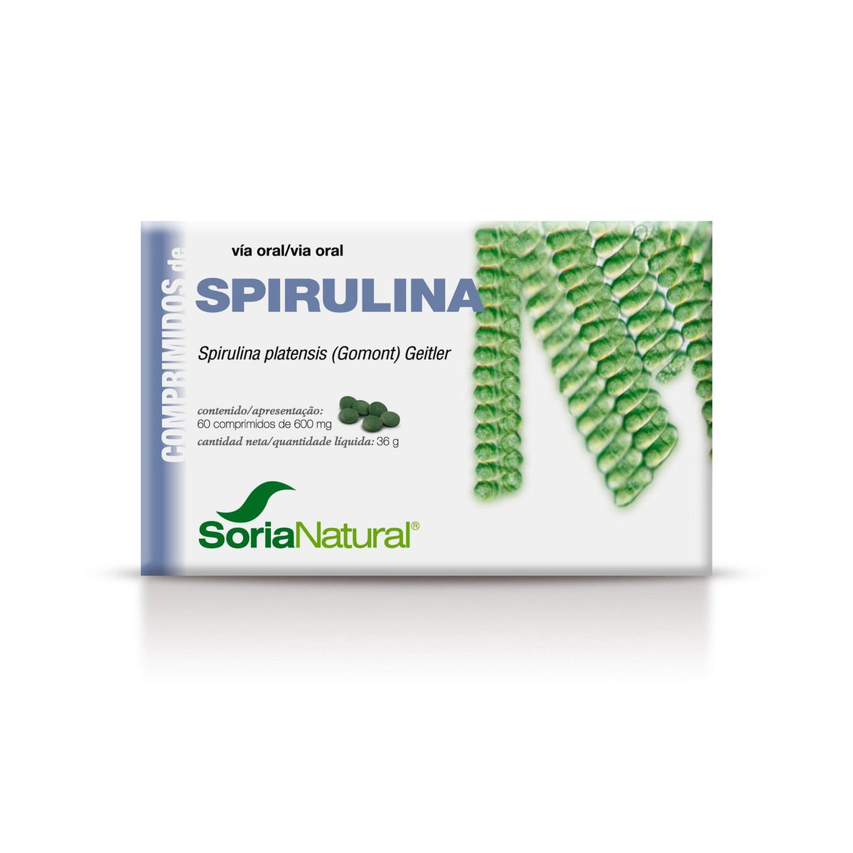 Soria Natural Spiruline comprimés (60)