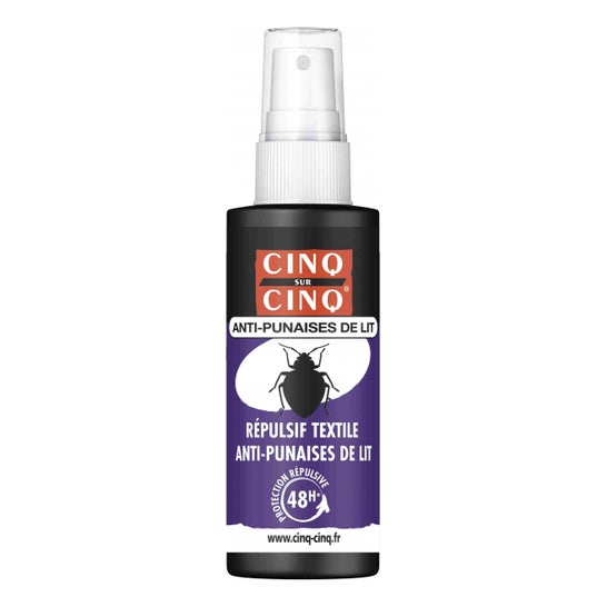 Cinq Sur Cinq Répulsif Textile Anti-Punaises de Lit 50 ml