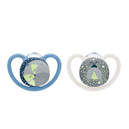 Nuk Sucette Space Night 0-6M (2 pièces)