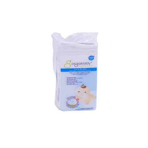 Orgakiddy Hygiene Family Non-Woven Cleansing Squares 100 units