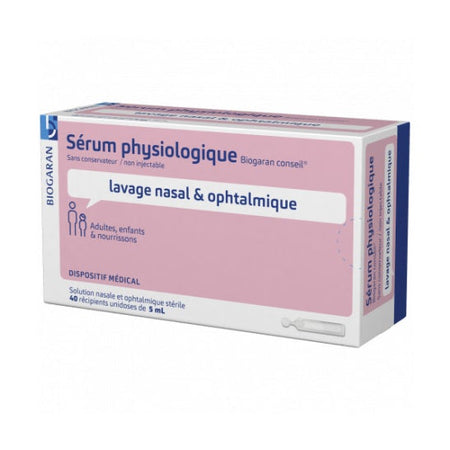 Biogaran Sérum Physio 0,9% Dose 5 ml (40)