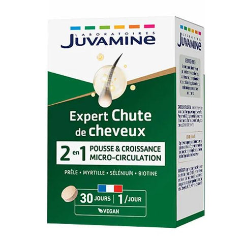 Juvamine Chute de Cheveux 30 comprimés