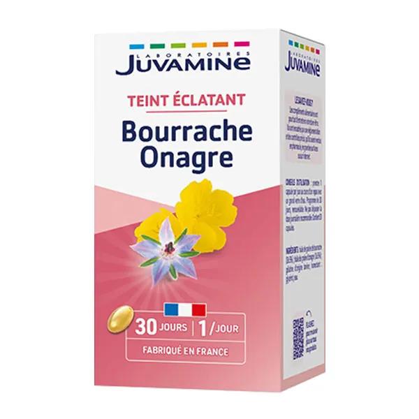 Juvamine Teint Eclatant Bourrache Onagre 30 capsules