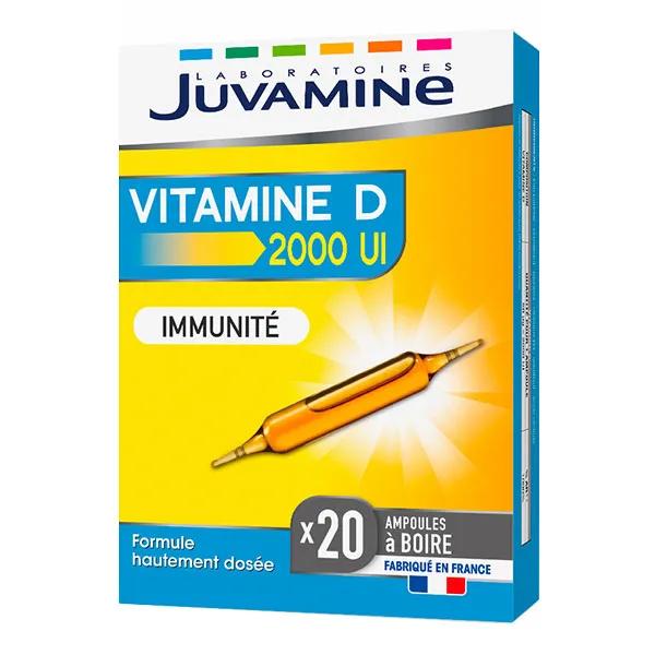 Juvamine Vitamine D 2000 UI 20 ampoules