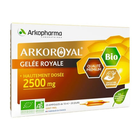 Arko Royal Gelée Royale Bio 2500mg 20 Ampoules