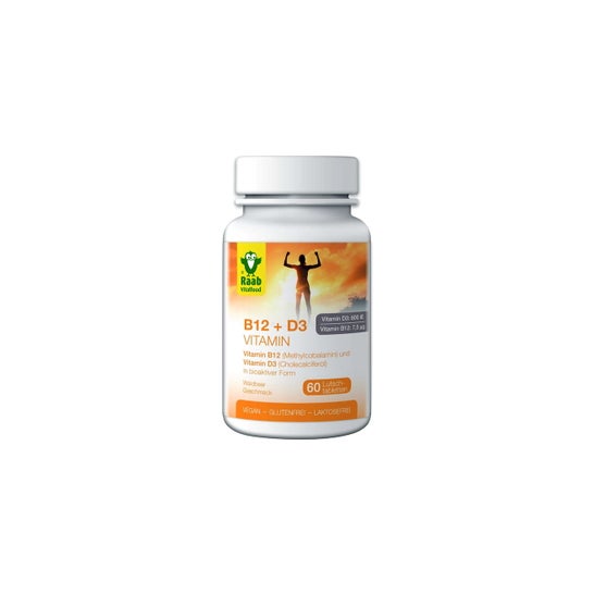 Raab Vitalfood Vitamine B12 D3 (60 comprimés)