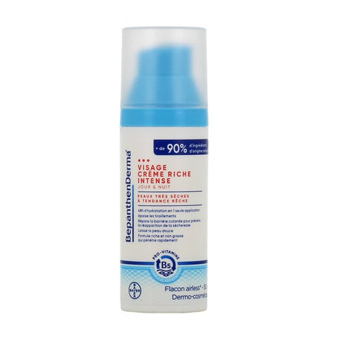 BepanthenDerma Visage Crème Riche Intense 50 ml