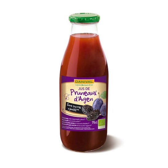Danival Jus de Prune Sans Sucre Biologique 750 ml