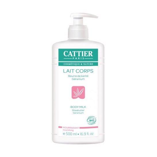 Cattier Lait Corps Nourrissant Karité géranium (500 ml)