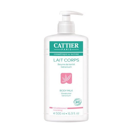 Cattier Lait Corps Nourrissant Karité géranium (500 ml)