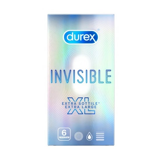 Durex Invisible XL 6 pièces