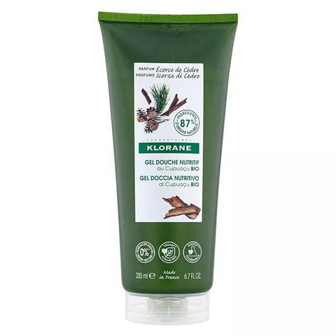 Klorane Beurre de Cupuaçu Gel Douche Nutritif Écorce de Cèdre 200 ml