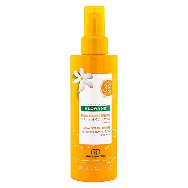 Klorane Monoï & Tamanu Spray Solaire Sublime Corps SPF30 200ml