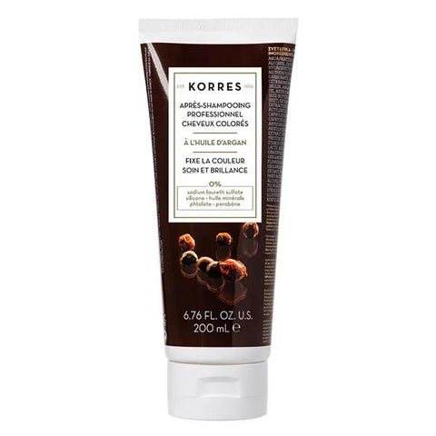 Korres Capillaire Après-Shampoing Cheveux Colorés à l'Huile d'Argan (200 ml)