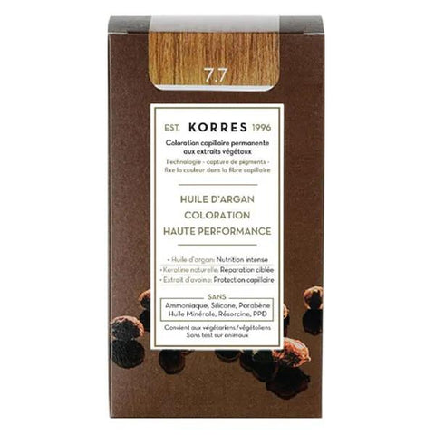 Korres Capillaire Coloration Permanente Blond Marron 7.7