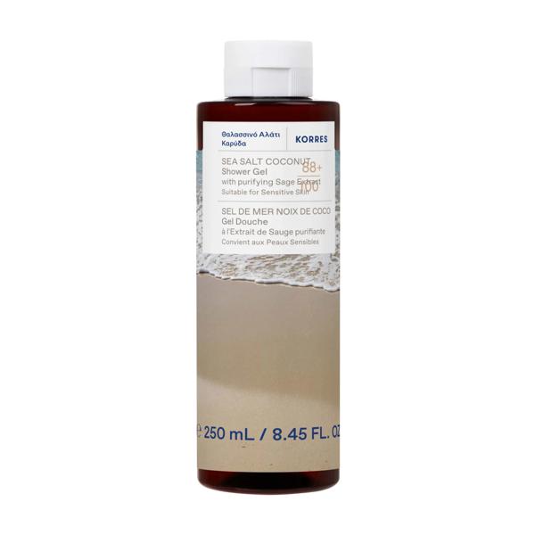 Korres Gel douche Sel de Mer Noix de Coco 250ml