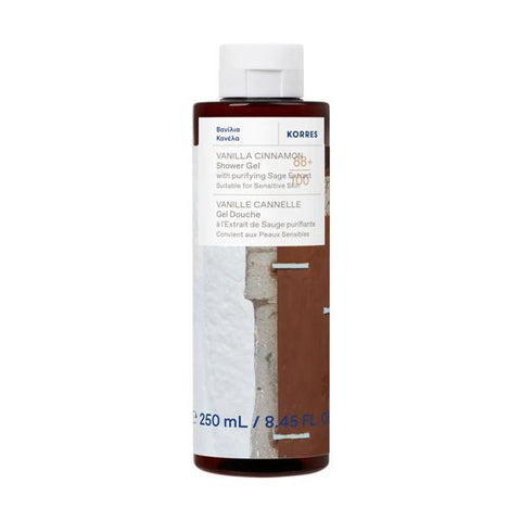 Korres Vanilla Cinnamon Shower Gel 250ml