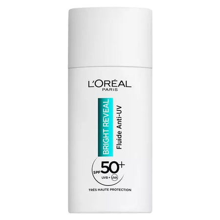 L'Oréal Paris Bright Reveal Fluide Anti-UV SPF50+ Anti-Taches Niacinamide (50 ml)