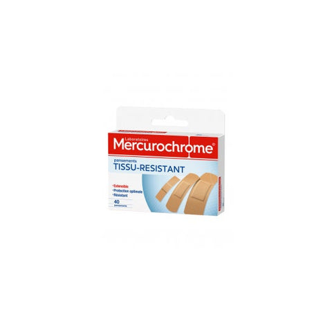 Mercurochrome Pansements Tissu 40 Unités