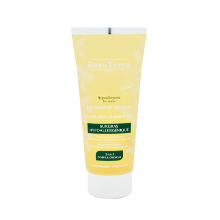BeauTerra Gel Douche Surgras Hypoallergénique 200ml