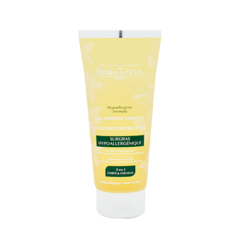 BeauTerra Gel Douche Surgras Hypoallergénique 200ml