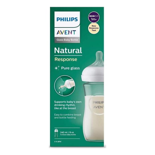 Philips Avent Natural Response Biberon Verre (240 ml)