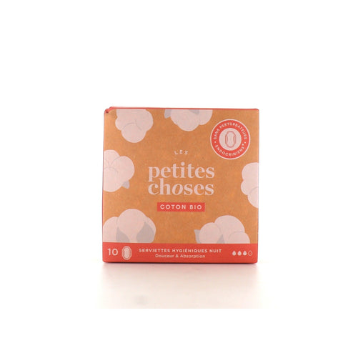 Les Petites Choses Serviettes Hygiéniques Nuit 10 unités