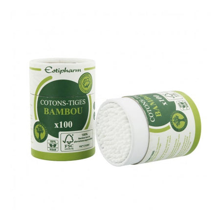 Estipharm cotons-tiges bambou (100 pièces)