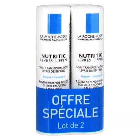 La Roche Posay Nutritic Lip Balm Twin Pack 2 x 4.7ml